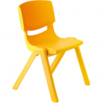 Kinderstoeltje FUN stapelbaar in geel - 26