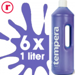 Plakkaatverf Margento AANBIEDING - 6x 1 liter (schoolverf)