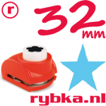 Ster - Grote vormen pons voor papier