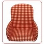  Stoelverkleiner met Oranje ruitmotief