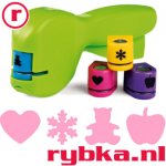 Vormenpons met 4 losse vormen