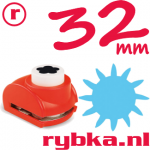 Zon - Grote vormen pons voor papier