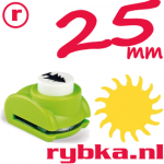 Zon - Medium vormen pons voor papier