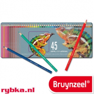   Kleurpotloden - Bruynzeel - 45 kleuren 