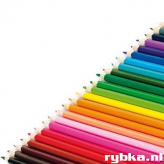   Kleurpotloden - pastelkleuren - lang