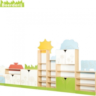Kastenwand 1 - Boerderij kinderopvang meubels
