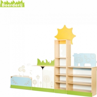 Kastenwand 3 - Boerderij kinderopvang meubels