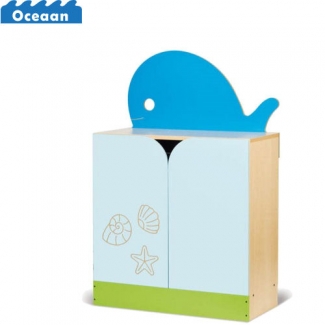 Kastenwand 3 - Oceaan kinderopvang meubels