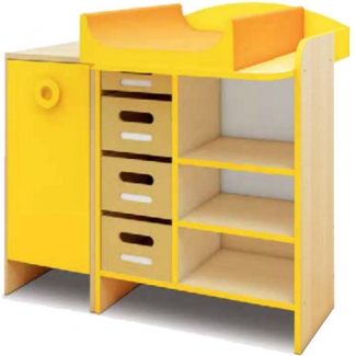 Set houten laden laden voor aankleedmeubel 16-07503 