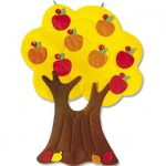    Vier Seizoenen Boom - Wandkleed