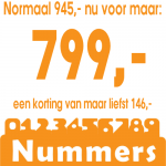 Kastenwand 2- Nummers kinderopvang meubilair