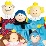 Koninklijke familie - voordeelset Poppenkastpoppen