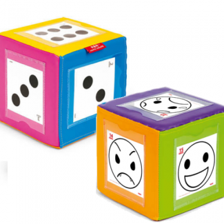 Foam dobbelsteen met insteek