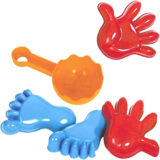 Handen en voeten - Zandvormen