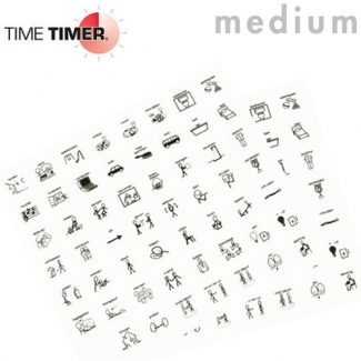 Stickervel Medium - Time Timer 