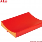   Rood aankleedkussen - voor professioneel gebruik in de kinderopvang  