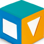 Foam dobbelsteen met spiegels