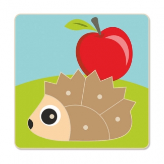 Egeltje - RYBKA knoppuzzel voor jonge kinderen (modern ontwerp)