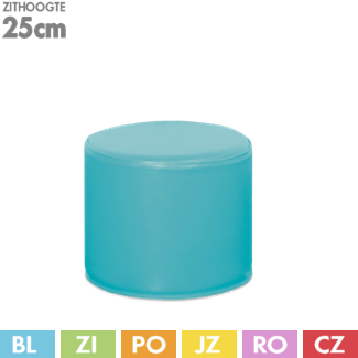  Foam poefje - Zithoogte 25 cm