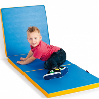  Opvouwbare speelmat | geel-blauw