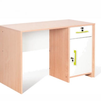 Modern Bureau -  Wit - met kastje en lade