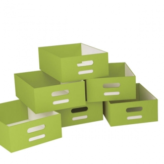 Modern Lades - Groen - karton (diep)