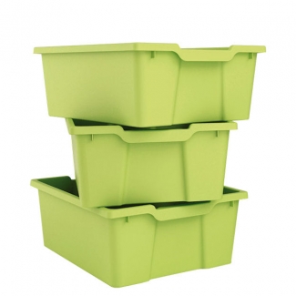 Modern Lades - Groen - kunststof (diep)