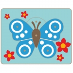 Vlindertje - RYBKA knoppuzzel voor jonge kinderen (modern ontwerp)