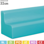  Foam bankje - Zithoogte 32 cm