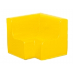  Foam hoekbankje - Zithoogte 17 cm