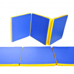  Opvouwbare speelmat | geel-blauw