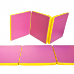 Opvouwbare speelmat | geel-roze