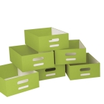 Modern Lades - Groen - karton (diep)