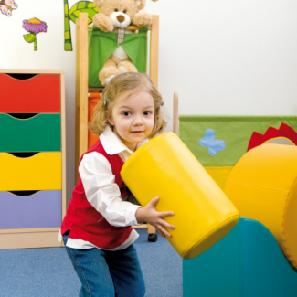 Bloementuin - foam blokken speelhoek