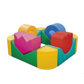 Bloementuin - foam blokken speelhoek