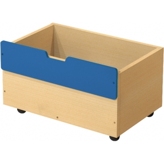 Classic kist op wielen - blauw - M  x 2