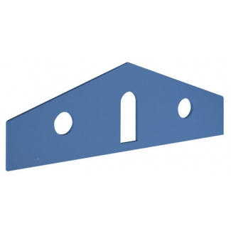 Classic opzetstuk huis - blauw