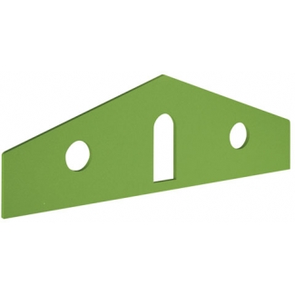 Classic opzetstuk huis - groen