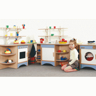 Speelkeuken met wasmachine - Wolk