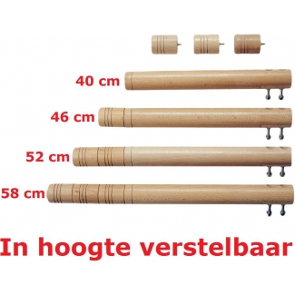 Rechthoekige lage tafel met een rode rand