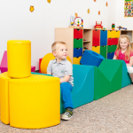 Bloementuin - foam blokken speelhoek