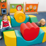 Bloementuin - foam blokken speelhoek