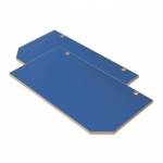 Classic deur  blauw - L x 2