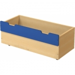 Classic kist op wielen - blauw - L