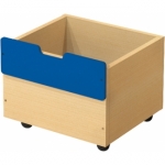 Classic kist op wielen - blauw - S  x 2