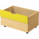 Classic kist op wielen - geel - M  x 2