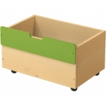 Classic kist op wielen - groen - M  x 2