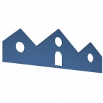 Classic opzetstuk kasteel - blauw