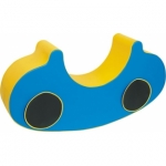 Cabrio Schommelauto van Foam met kunstleer