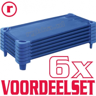     Stapelbare Rustbedjes - AANBIEDING (Blauw)